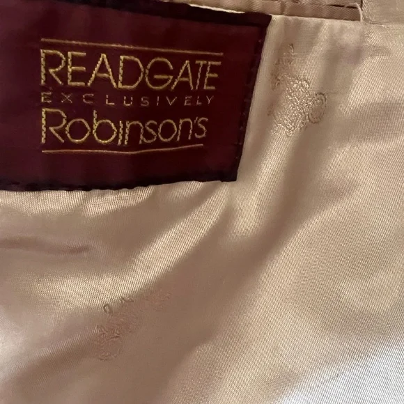 READGATE‎ EXCLUSIVELY ROBINS 100% Real Camel hair coat/ blazer in beige cream